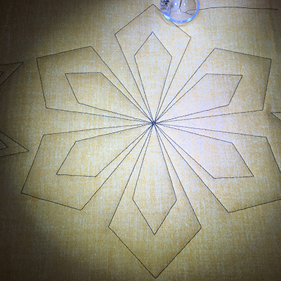 Kites Design Stitched Out