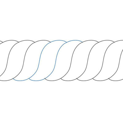 Basic Continuous Rope Border 4-Inch - Pro-Stitcher