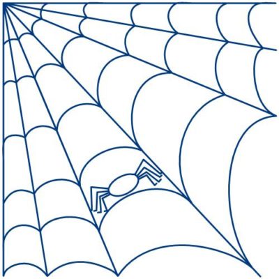 Spider in a Web | Quiltable