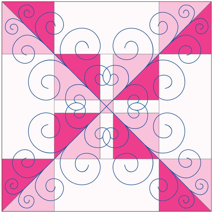 Curly Block | Quiltable