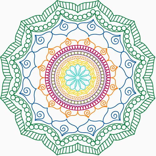 November 2020 Club Set - Mix and Match Mandalas | Quiltable | Cathie Zimmerman