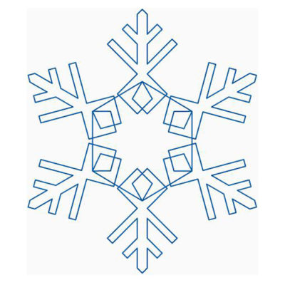Snowflake Block 3 | Quiltable | Linda Gosselin