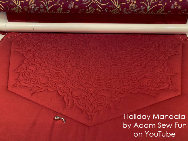 Holiday Mandala | Adam Sew Fun
