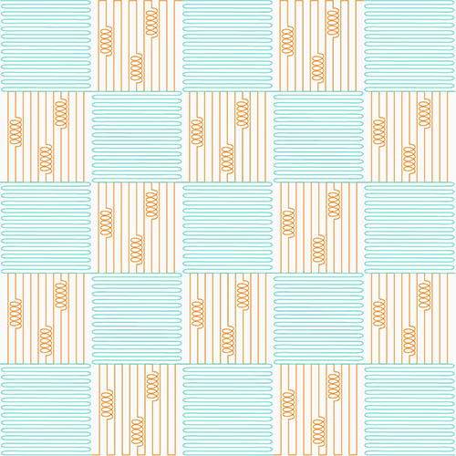 Line Fills 6" x 6" | Quiltable | Cathie Zimmerman