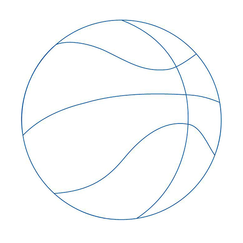 Basketball Block | Quiltable | Cathie Zimmerman