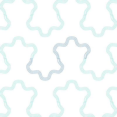 Hexagon Flowers Edge to Edge Design 3 | Quiltable | Jen Eskridge