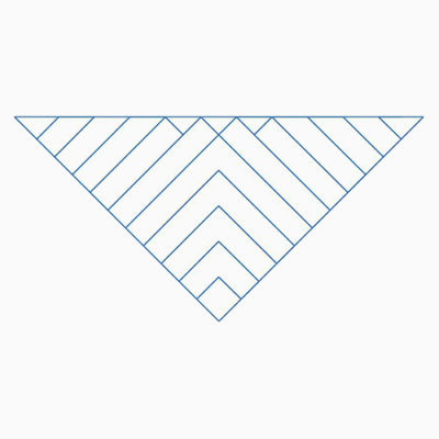 Triangle 2 Block | Martha Higdon | Quiltable