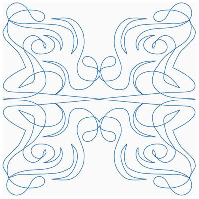 Regal Swirls Block 3 by Sue Patten | Quiltable