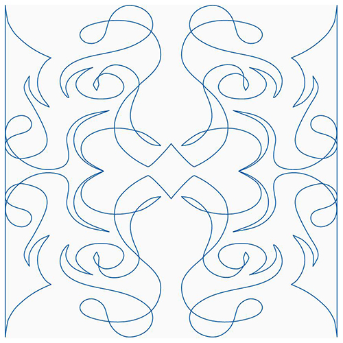 Regal Swirls Block 4 by Sue Patten | Quiltable