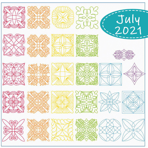 July 2021 Club: Tres Chic | 40-Piece Collection | Quiltable