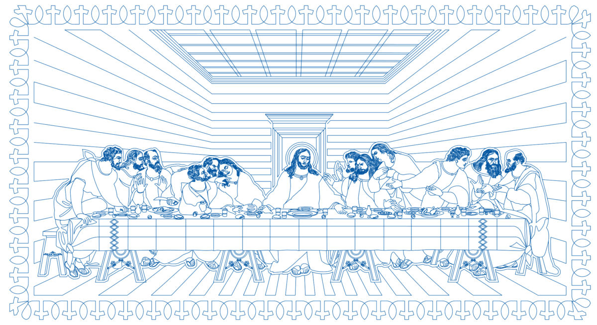 The Last Supper Wallhanging - Pro-Stitcher