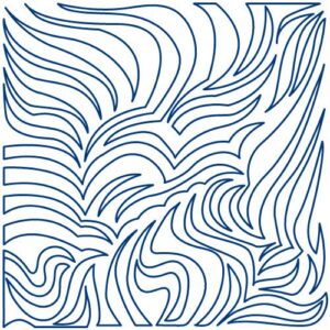Endsheet Waves Block - Pro-Stitcher