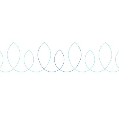 Wire Loop Border Varied Loops Border - Pro-Stitcher